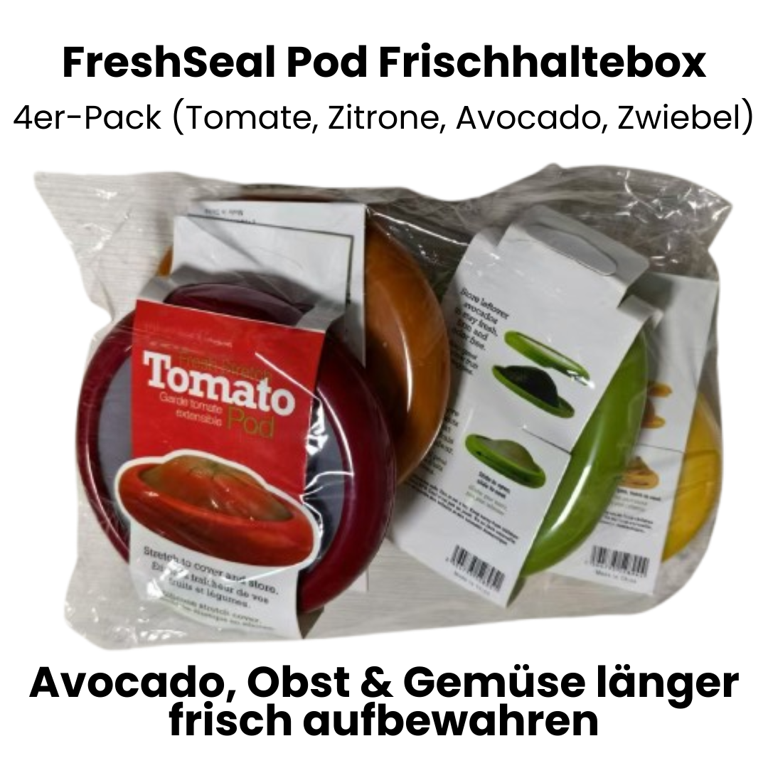 FreshSeal Pod Frischhaltebox – Avocado, Obst & Gemüse länger frisch aufbewahren