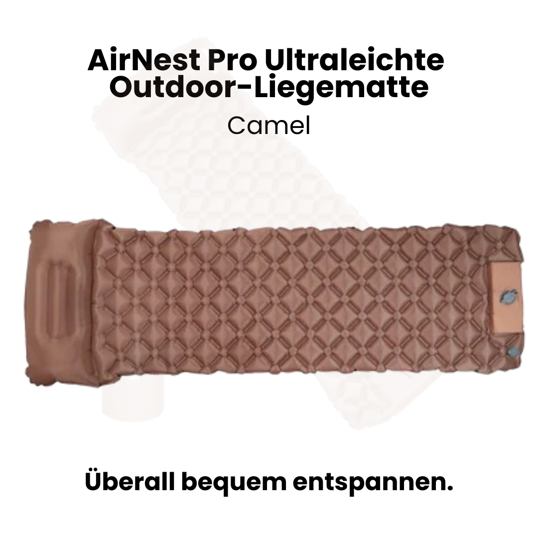 AirNest Pro Ultraleichte Outdoor-Liegematte – Überall bequem entspannen