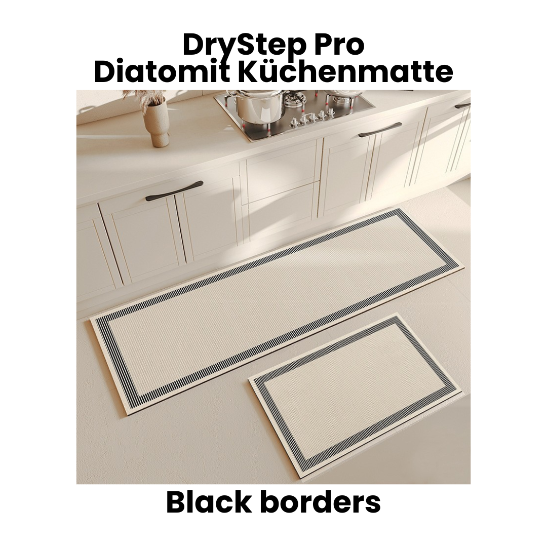 Diatomit Küchenmatte rutschfest & ultra-absorbierend – DryStep Pro