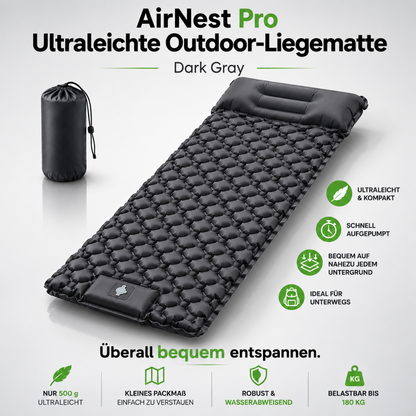 AirNest Pro Ultraleichte Outdoor-Liegematte – Überall bequem entspannen