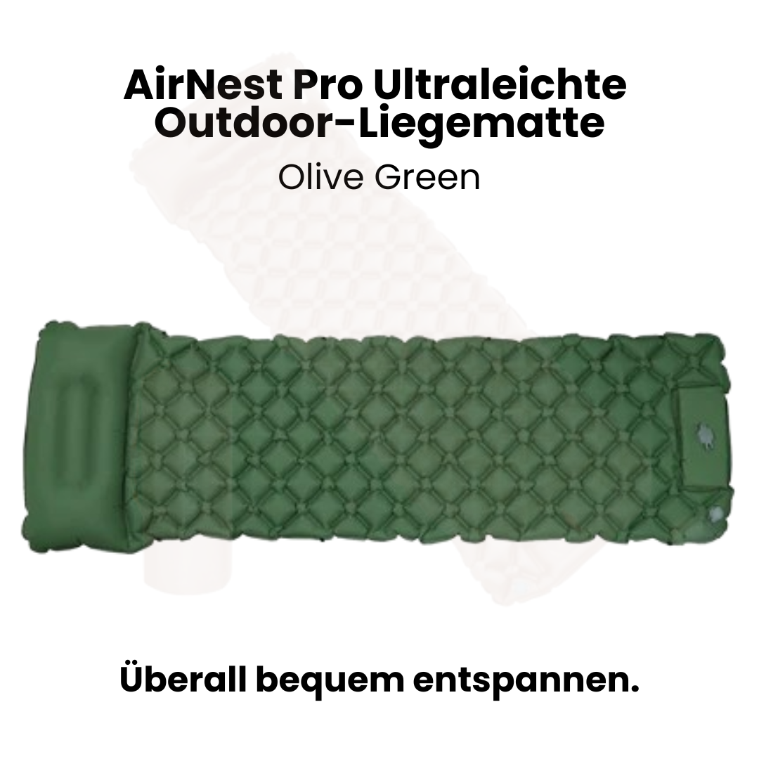 AirNest Pro Ultraleichte Outdoor-Liegematte – Überall bequem entspannen