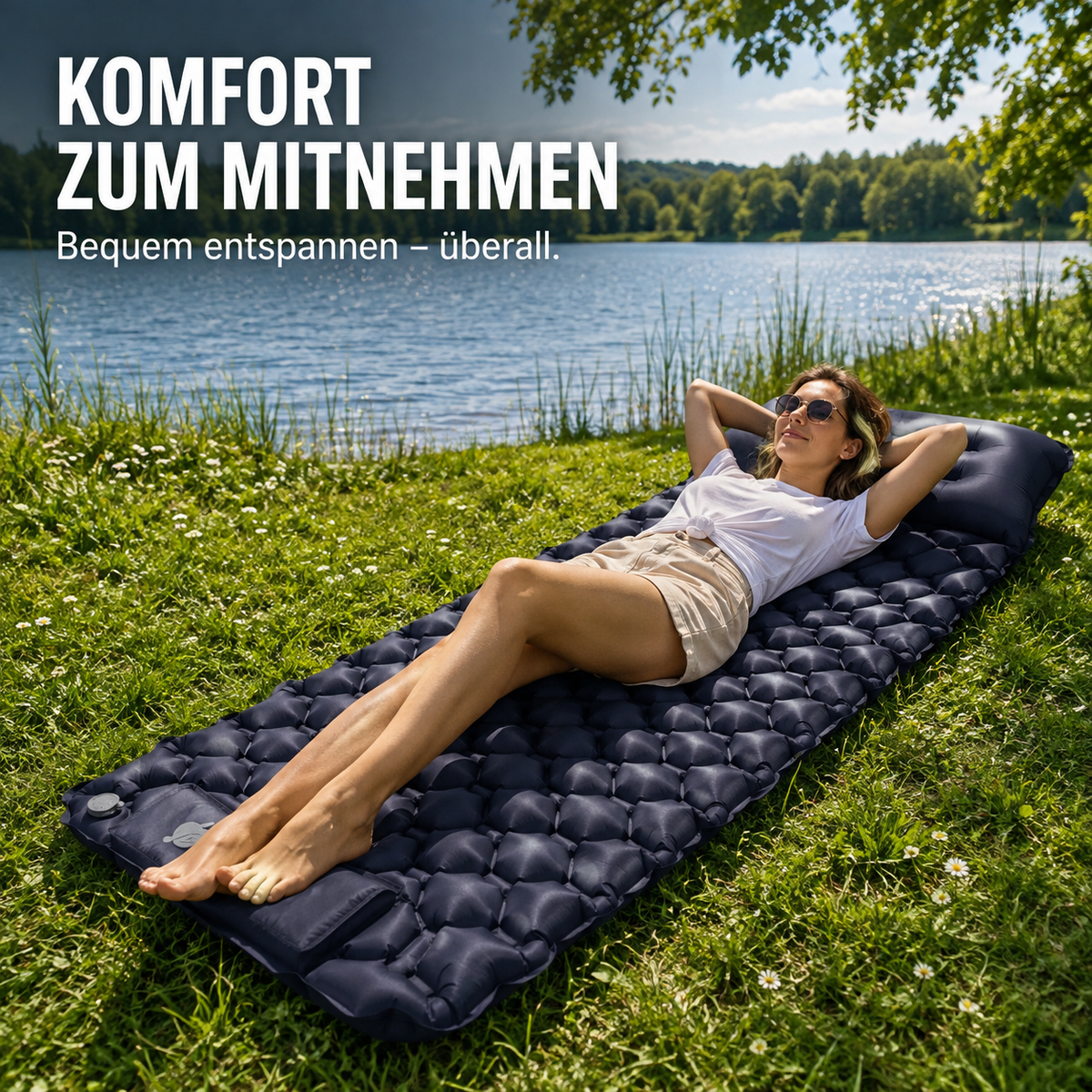 AirNest Pro Ultraleichte Outdoor-Liegematte – Überall bequem entspannen