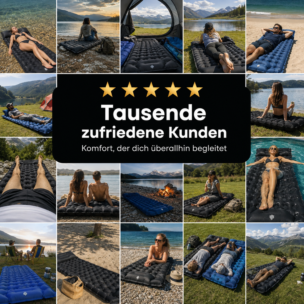 AirNest Pro Ultraleichte Outdoor-Liegematte – Überall bequem entspannen