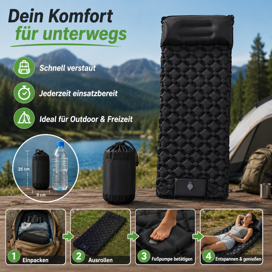 AirNest Pro Ultraleichte Outdoor-Liegematte – Überall bequem entspannen