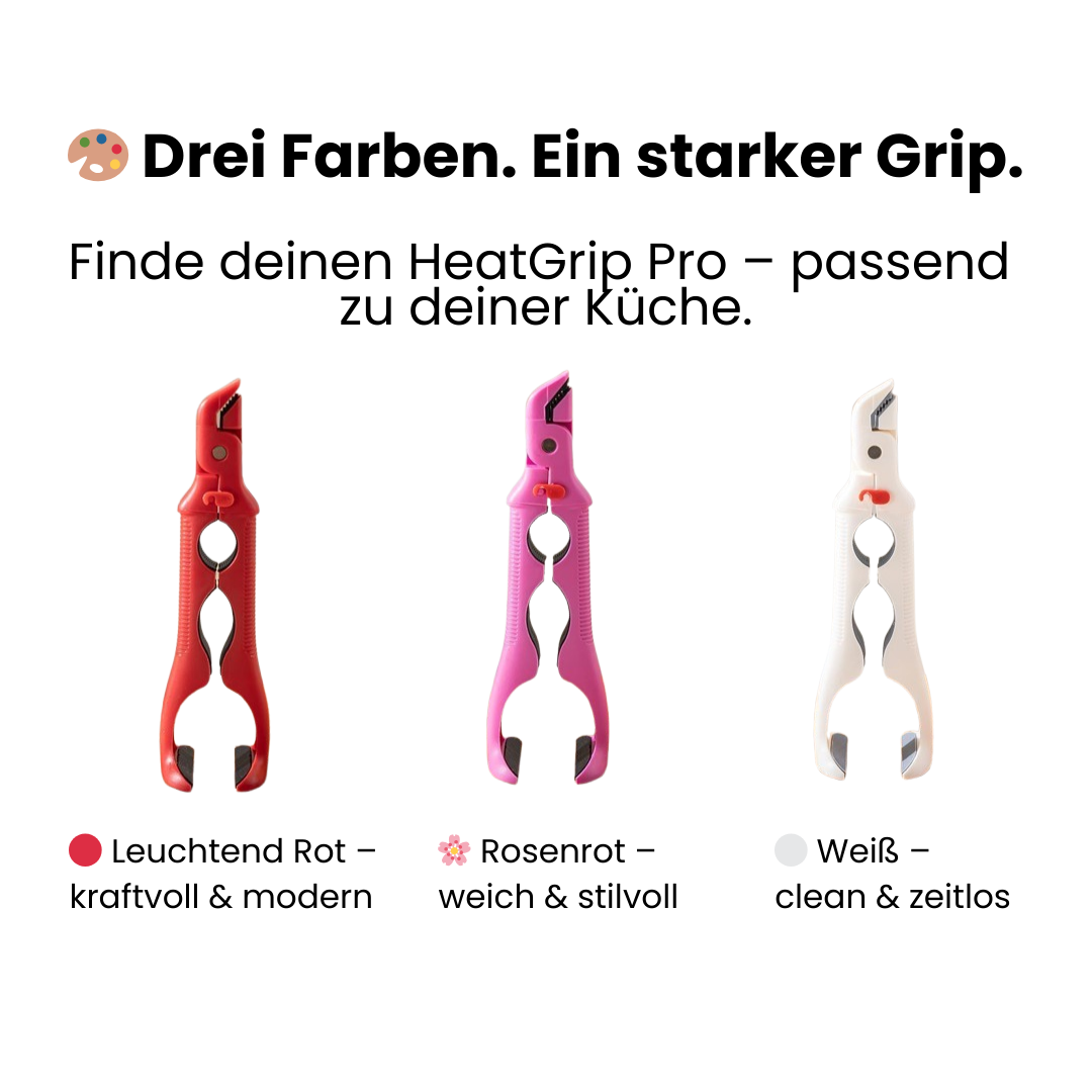 HeatGrip Pro 3‑in‑1 Silikon‑Küchenklemme – Sicher greifen, clever servieren