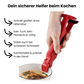 HeatGrip Pro 3‑in‑1 Silikon‑Küchenklemme – Sicher greifen, clever servieren