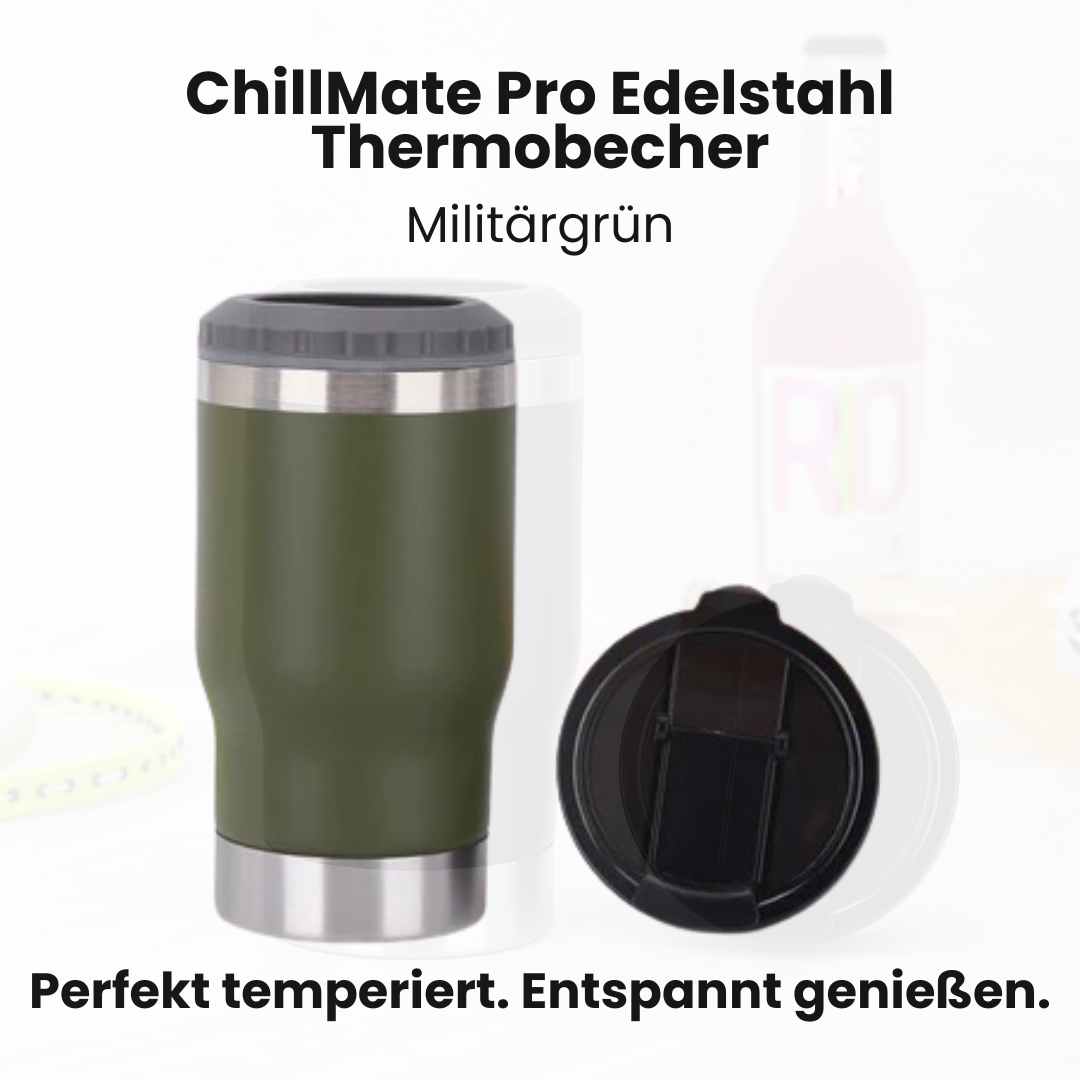 ChillMate Pro Edelstahl Thermobecher – Getränke länger perfekt temperiert