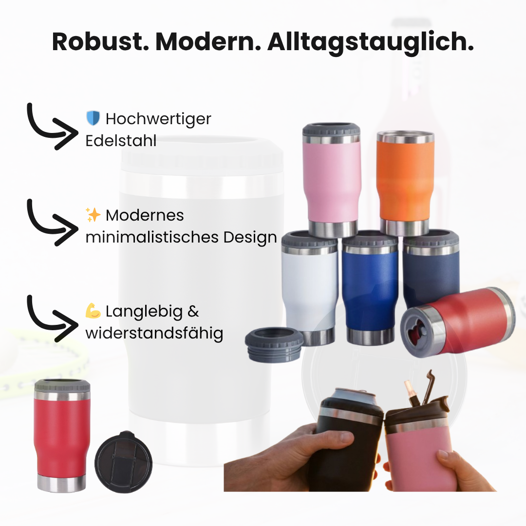 ChillMate Pro Edelstahl Thermobecher – Getränke länger perfekt temperiert