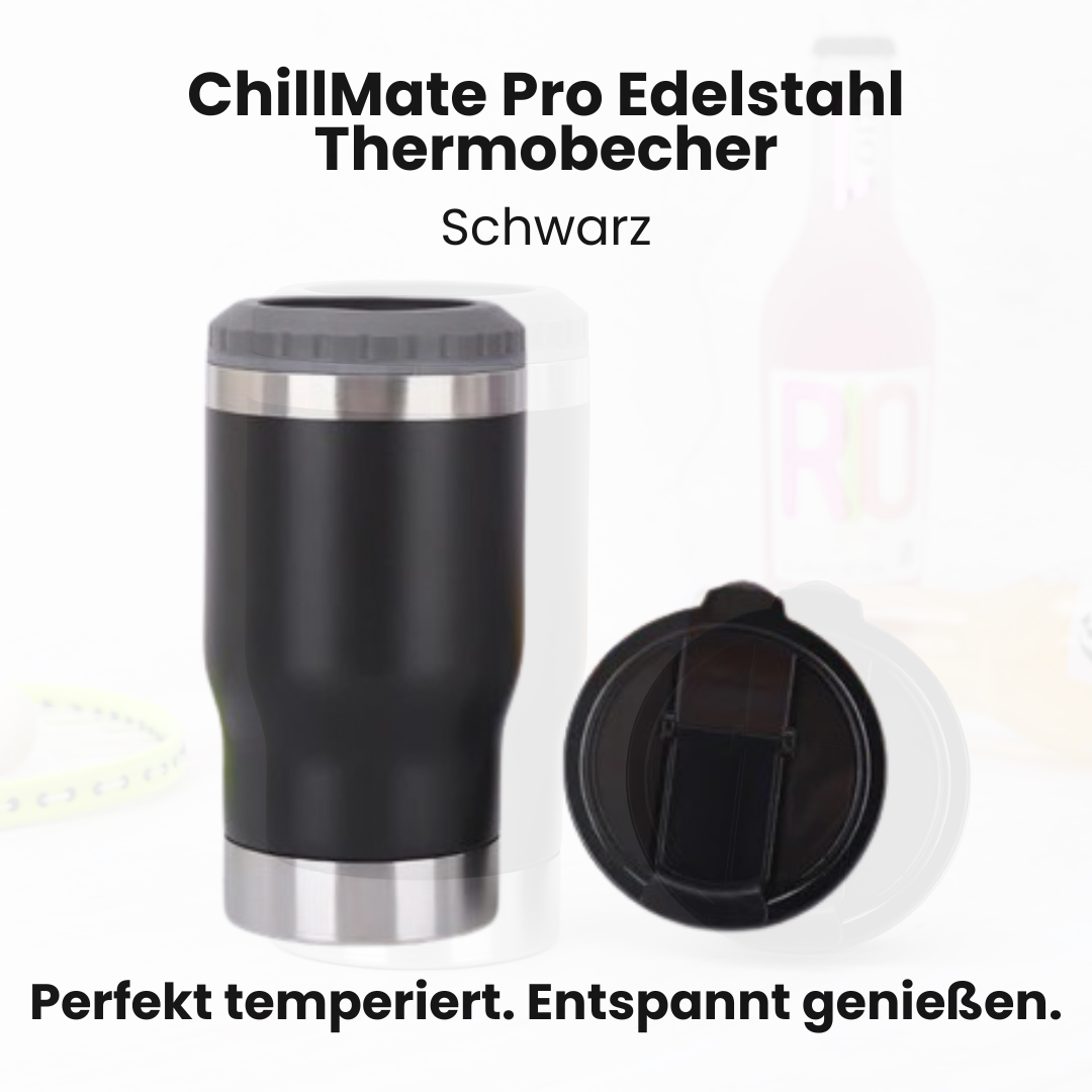 ChillMate Pro Edelstahl Thermobecher – Getränke länger perfekt temperiert