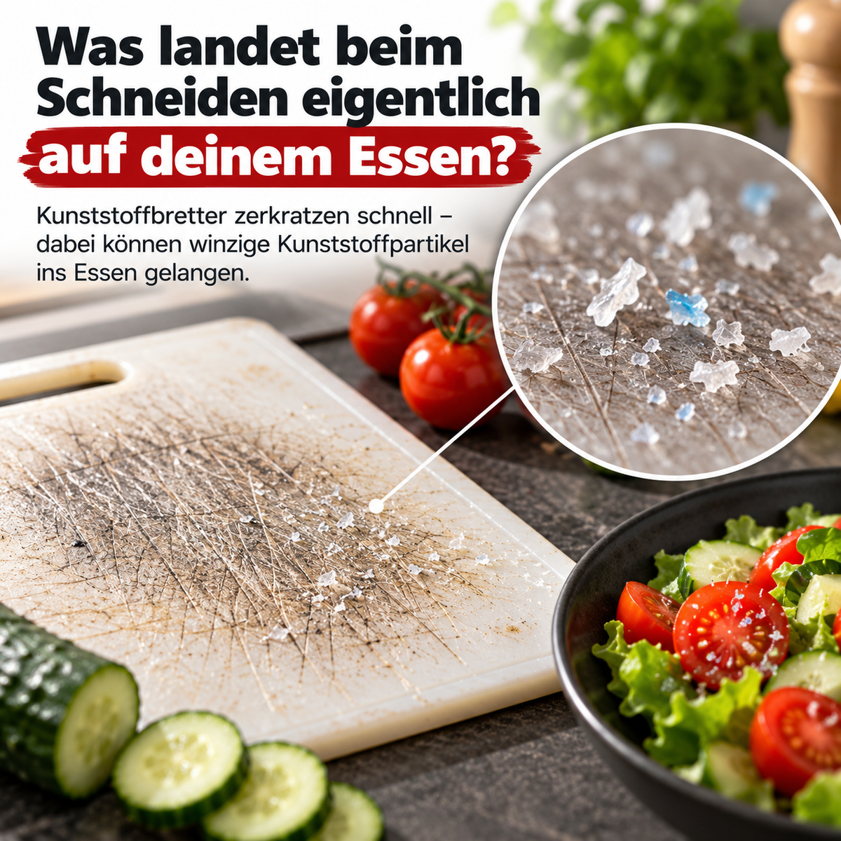 Titura Pro Titan-Schneidebrett – Sauber schneiden. Einfach reinigen.