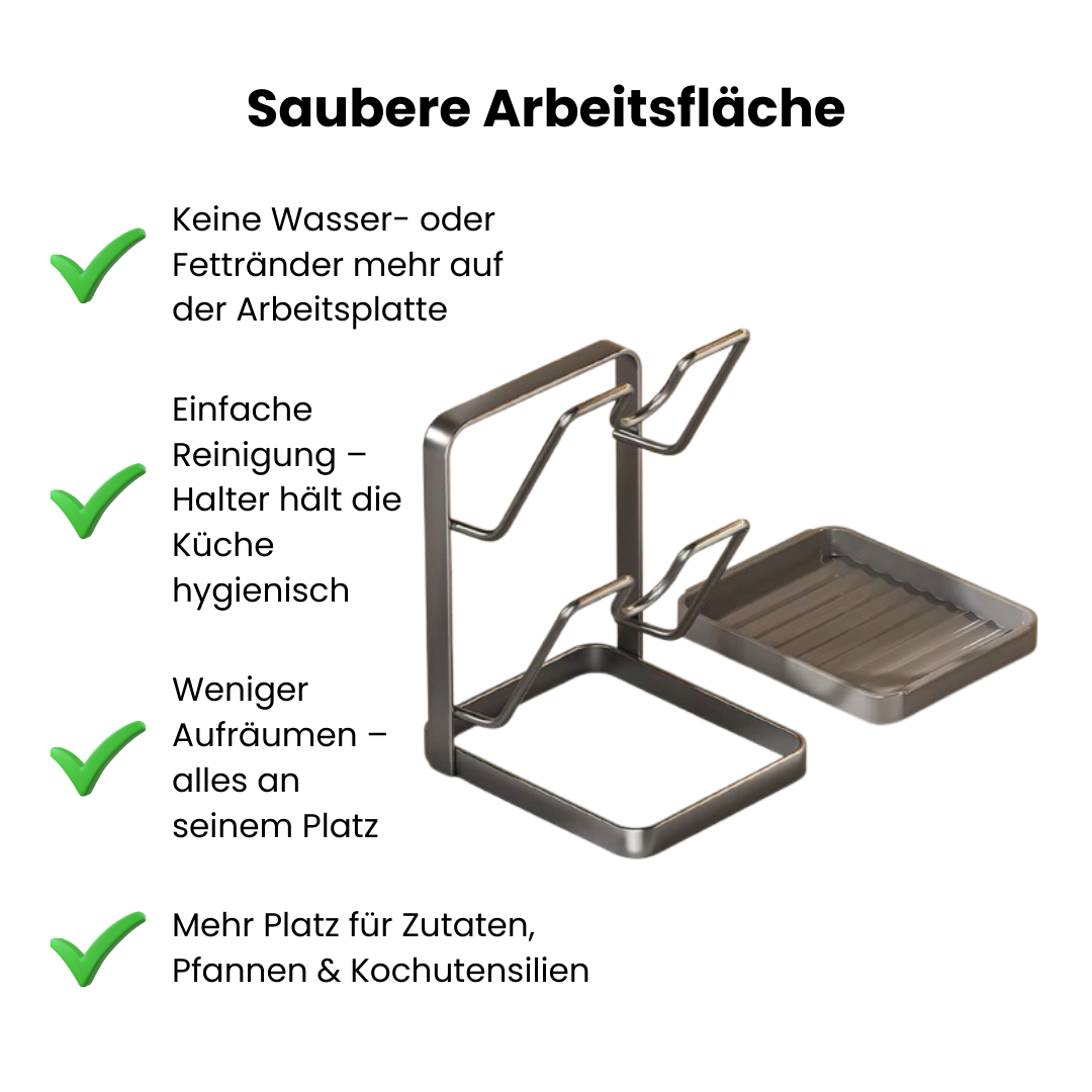LidNest Pro Topfdeckelhalter – Deckel sauber ablegen, Küche ordentlich halten