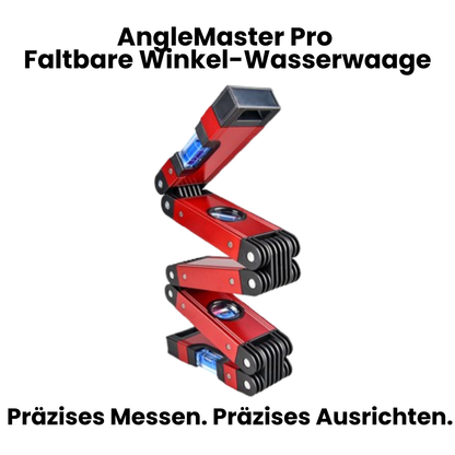 AngleMaster Pro Faltbare Winkel-Wasserwaage – Präzises Messen & Ausrichten für Heimwerker