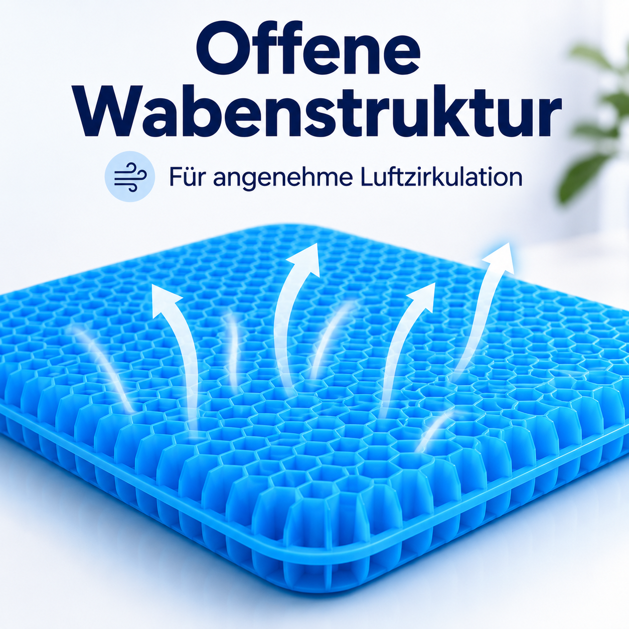 Sitvella Pro – Atmungsaktives Waben-Sitzkissen für mehr Sitzkomfort