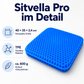 Sitvella Pro – Atmungsaktives Waben-Sitzkissen für mehr Sitzkomfort