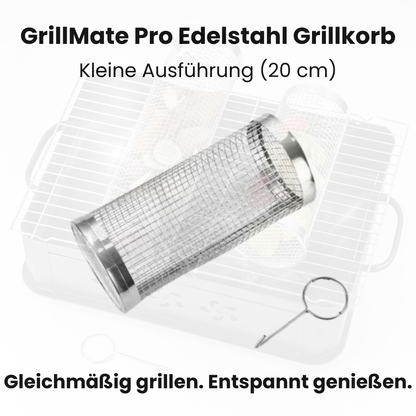 GrillMate Pro Edelstahl Grillkorb – Gleichmäßig grillen, entspannt genießen