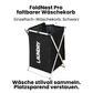 FoldNest Pro faltbarer Wäschekorb – Wäsche stilvoll sammeln, platzsparend verstauen