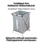 FoldNest Pro faltbarer Wäschekorb – Wäsche stilvoll sammeln, platzsparend verstauen